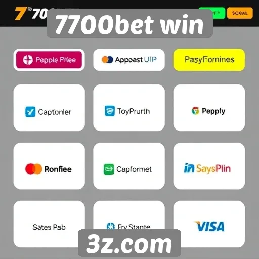 Métodos de pagamento disponíveis no 7700bet win