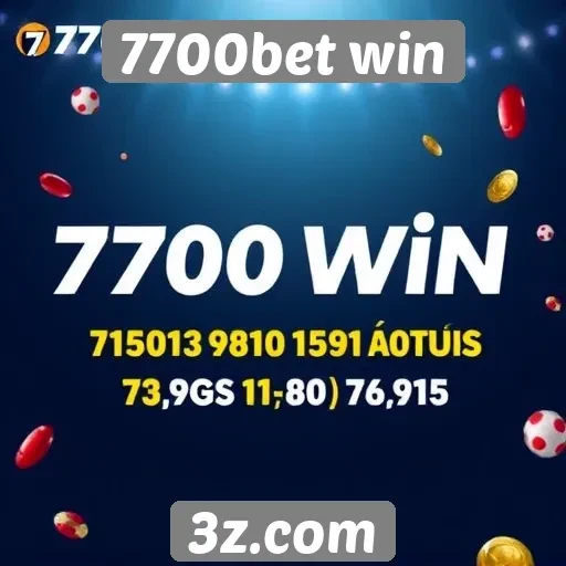 Ofertas promocionais no 7700bet win